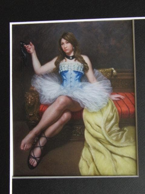 三嶋哲也、Demand II、希少な画集より、新品高級額・額装付、状態良好