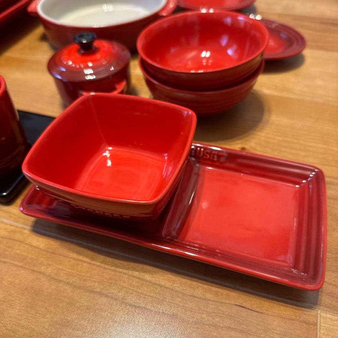 未使用！　ルクルーゼ　レッドセット