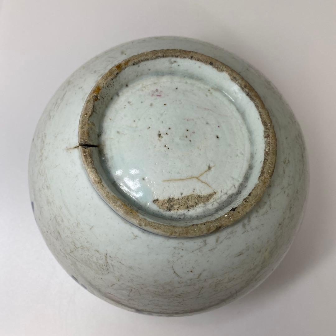 李朝 染付 牡丹文 壺 高さ約15.1㎝ トヒオウ 東さ7-0728③ - メルカリ