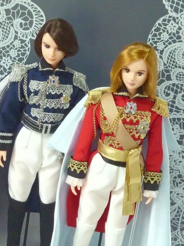 宝塚歌劇 男役衣装風『オスカル&アンドレ』①