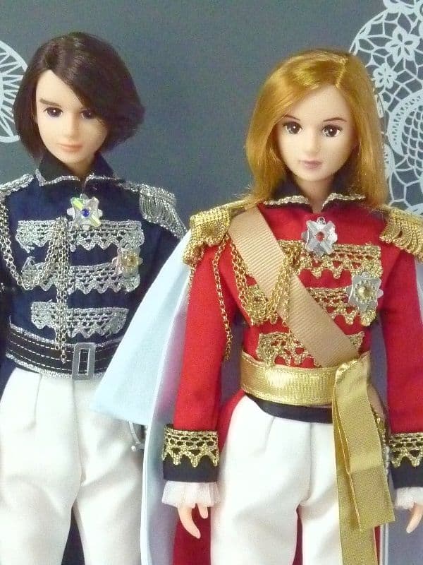 宝塚歌劇 男役衣装風『オスカル&アンドレ』①