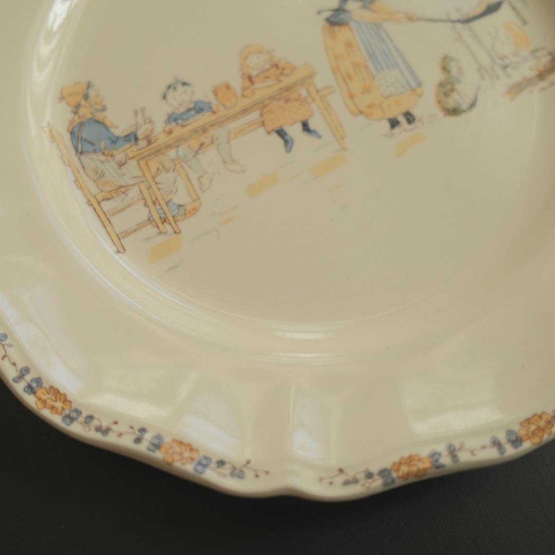 サルグミンヌ アンファンリシャール 平皿大 フランス アンティーク