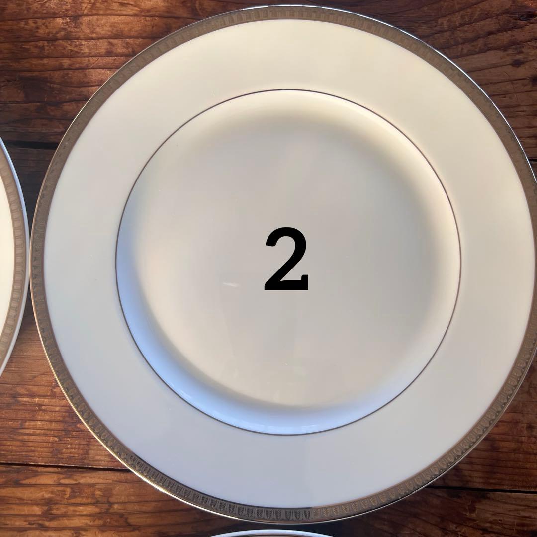 クリストフル　マルメゾン ポーセリンプラチナプレートセット 4枚