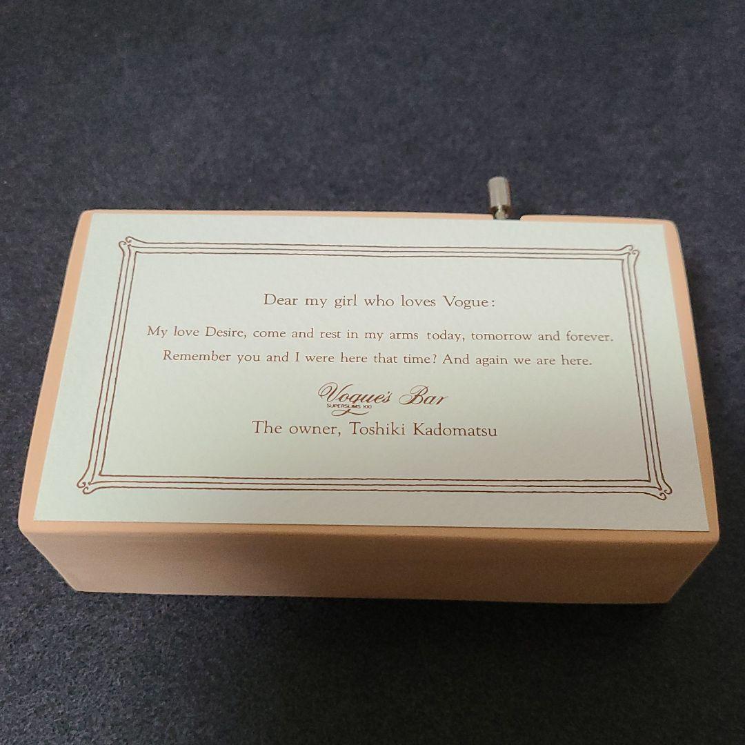 ファン必見　超レア？Vogue’s Barのオルゴール