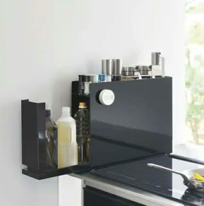 即発送☆美品　TOWER 黒　収納ケース 調味料用