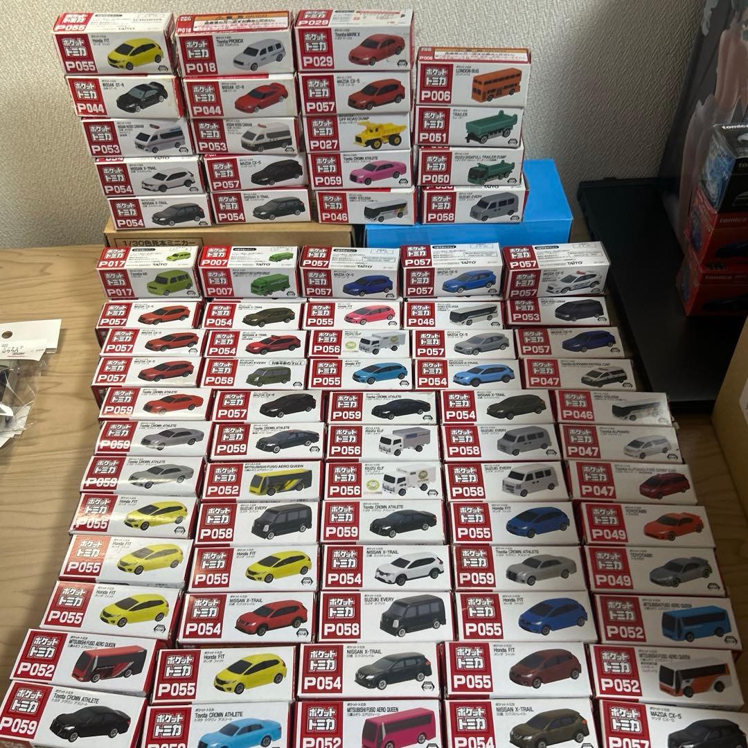 ポケットトミカ まとめ売り 全85台 - メルカリ
