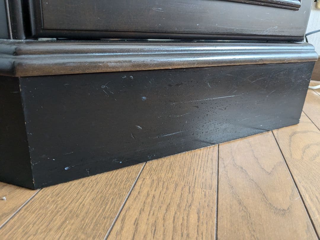 カリモク　アンティーク　コーナー　飾り棚　カップボード　キャビネット