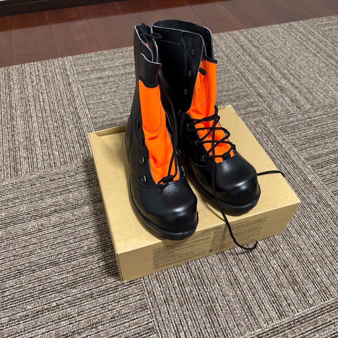 ミドリ安全　V9830C 安全靴 26.5cm 黒/オレンジ