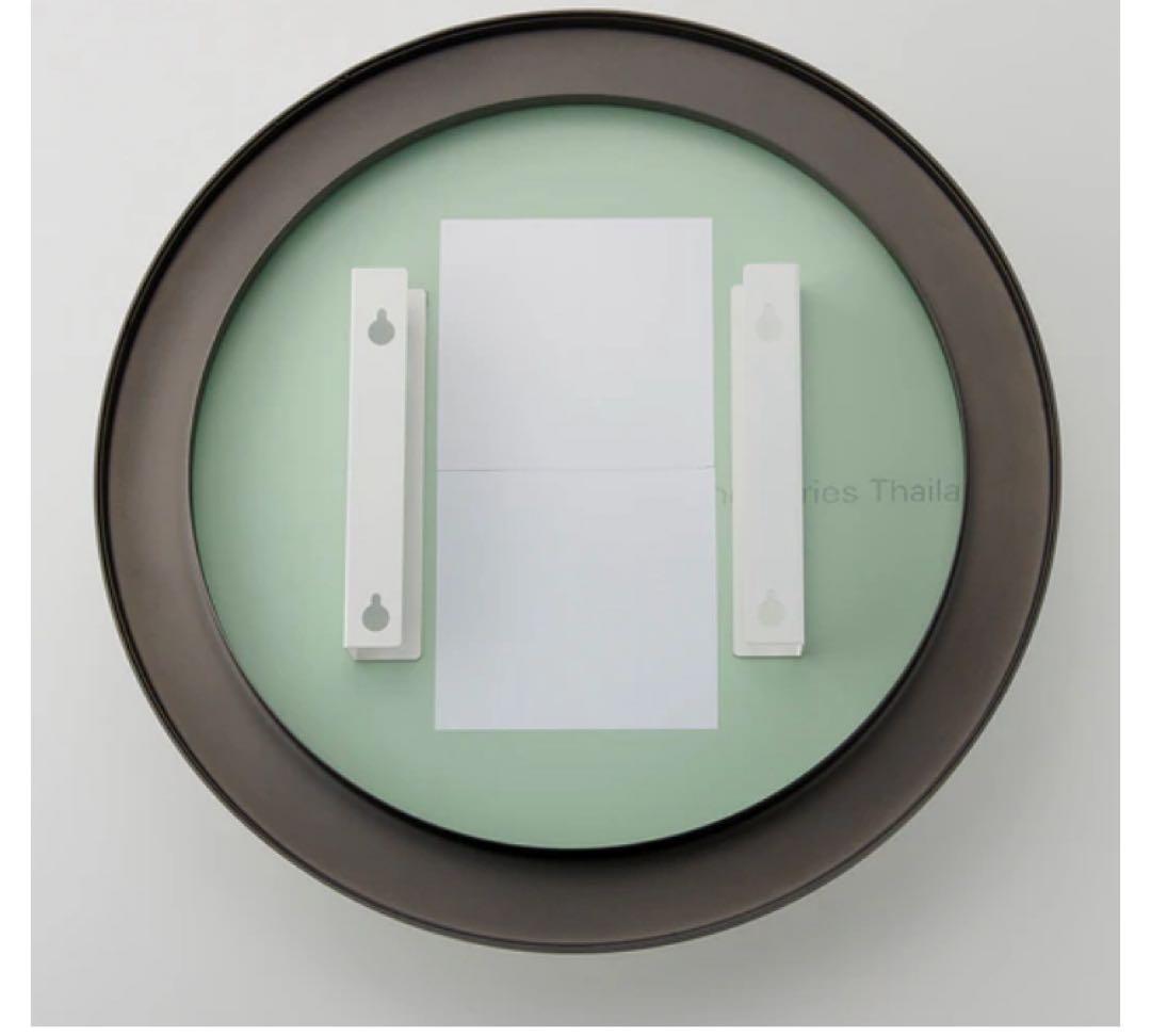 大幅SALE‼️マルーンミラー　円形鏡 壁掛け式　洗面所壁掛けミラー