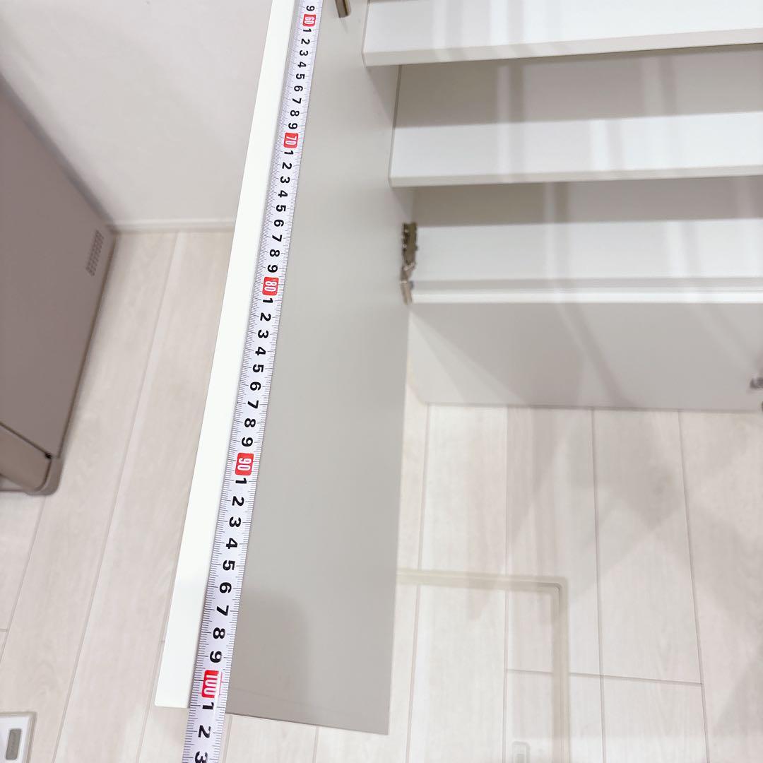 IKEA イケア ベストー 食器棚 ローボード カップボード 収納 引き出し 白