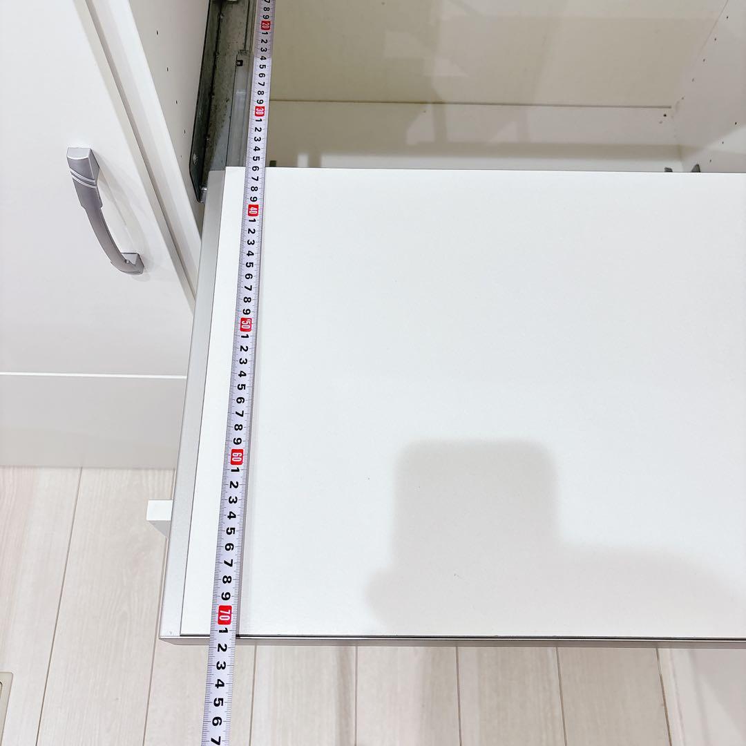 IKEA イケア ベストー 食器棚 ローボード カップボード 収納 引き出し 白