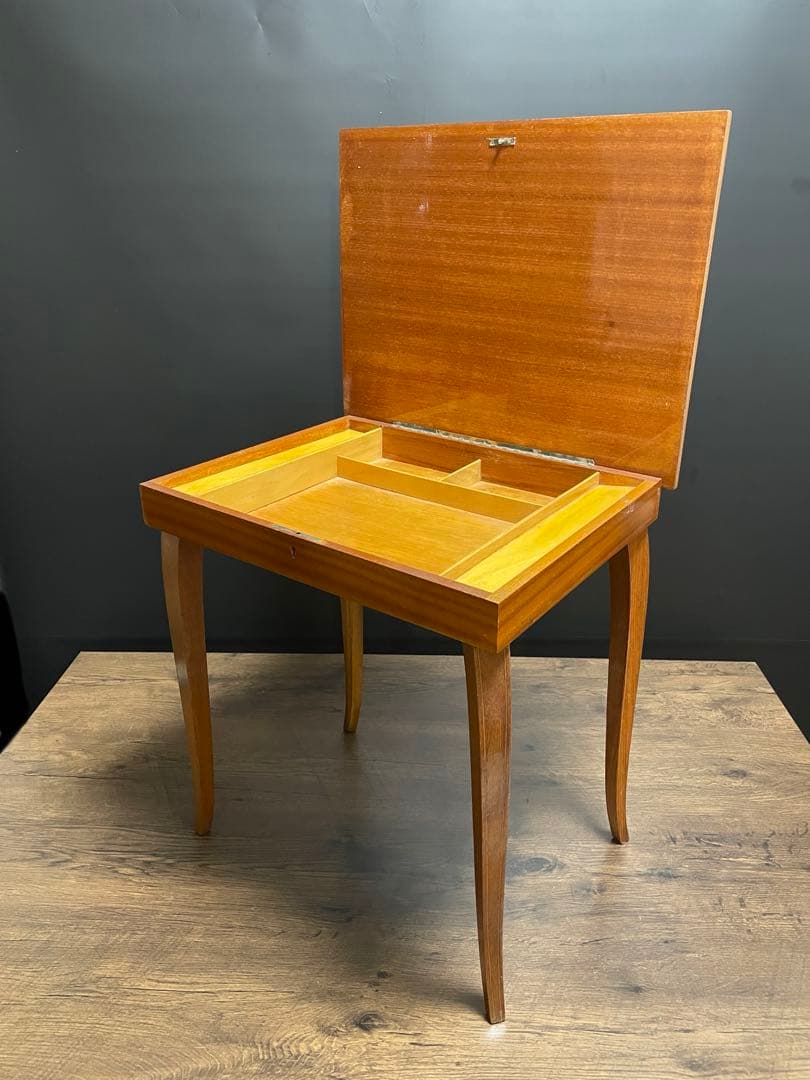 イタリア製　オルゴール付　ヴィンテージ　サイドテーブル