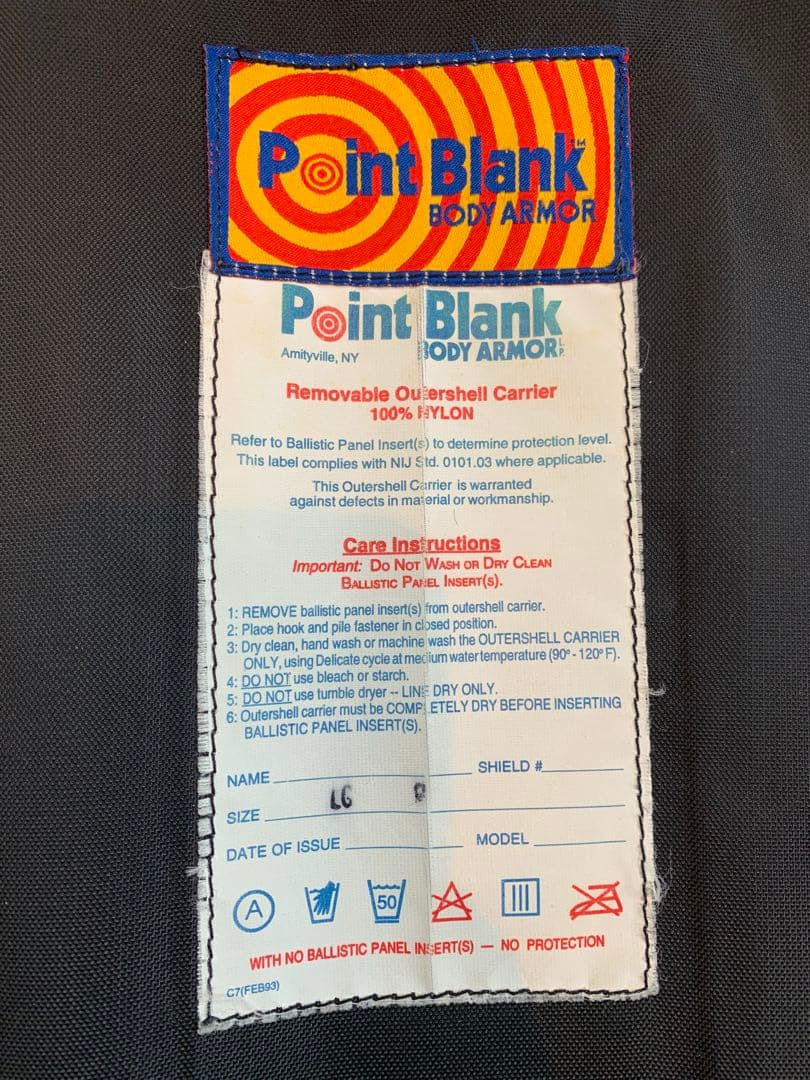 激レア 実物 ポイントブランク ベスト&サファリランド ショルダーアーマーセット