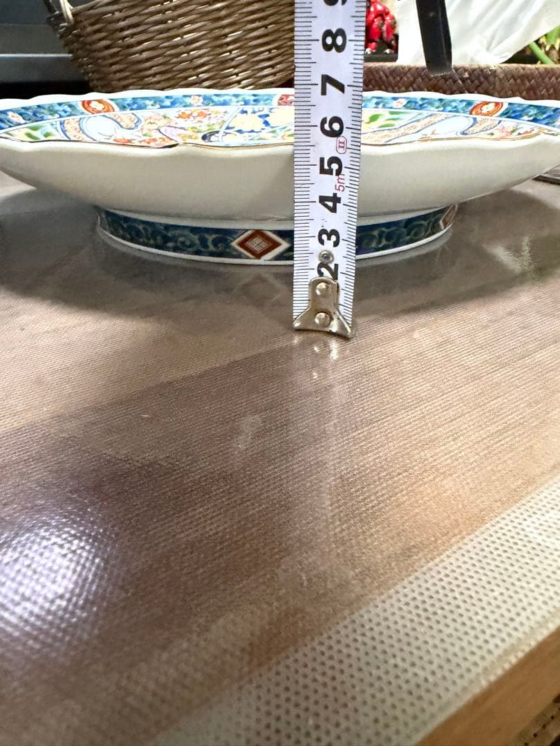 丸皿 九谷 丸喜窯 美山窯の祝い皿 高級陶器 - メルカリ