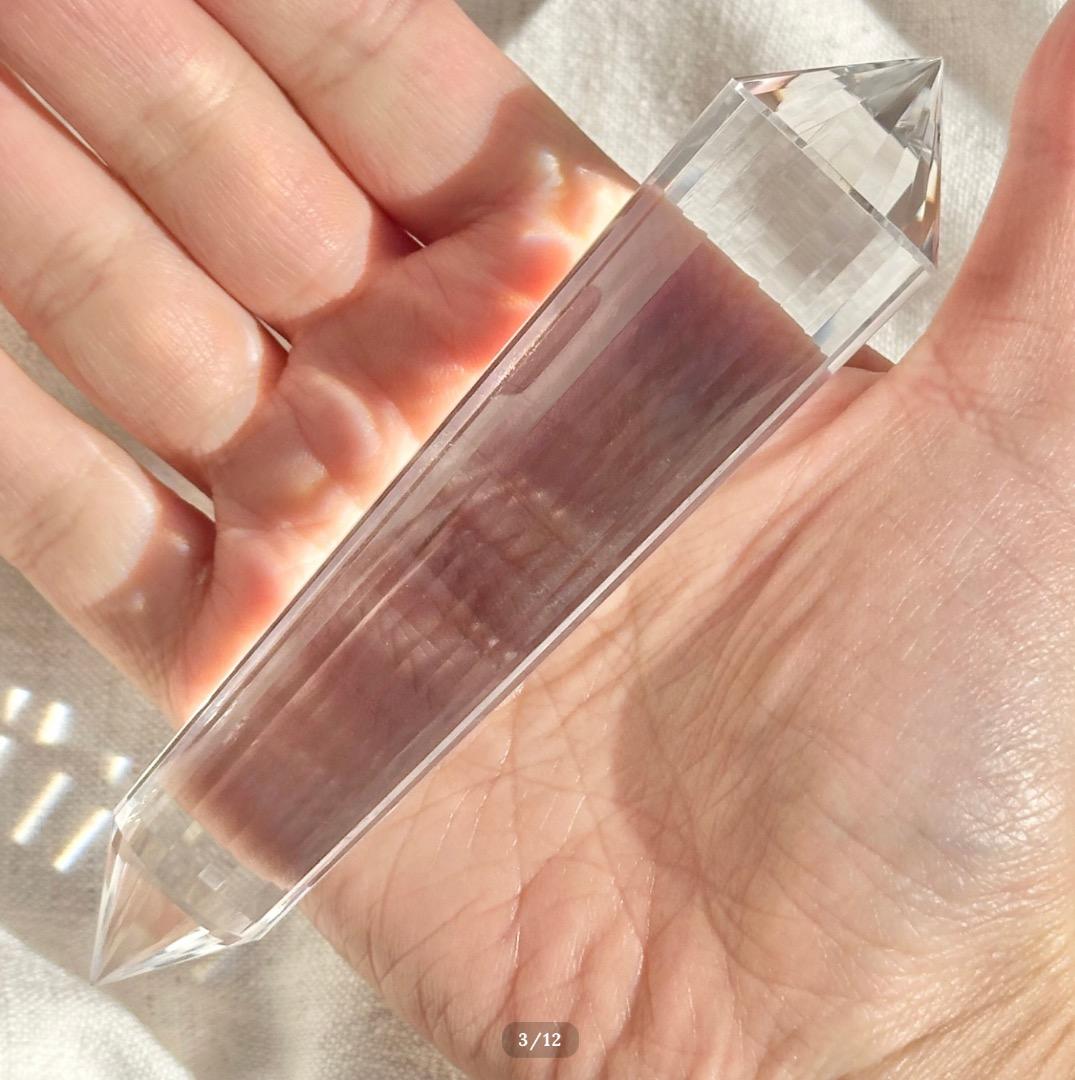 プレミアムクオリティ【水晶　ロッククリスタル】ヴォーゲルワンド クリスタル