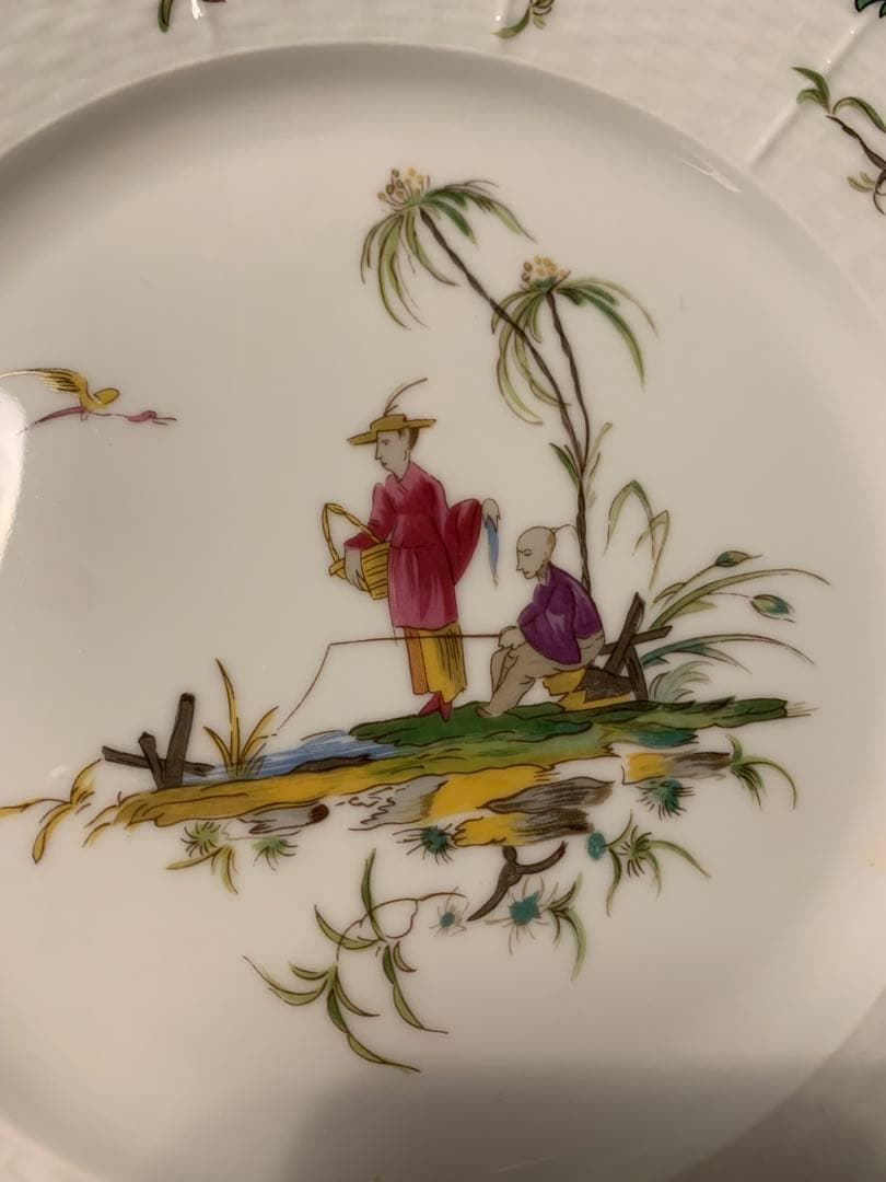 フランス製 手描き風景画の皿 6枚セット - メルカリ