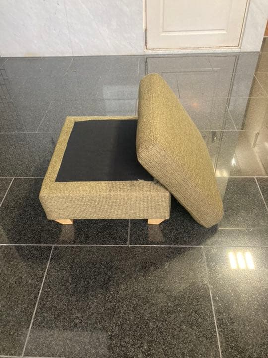 足置きソファー　オットマン　モスグリーン