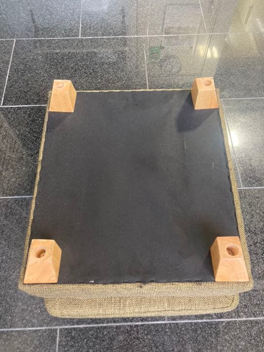 足置きソファー　オットマン　モスグリーン