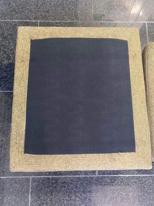 足置きソファー　オットマン　モスグリーン