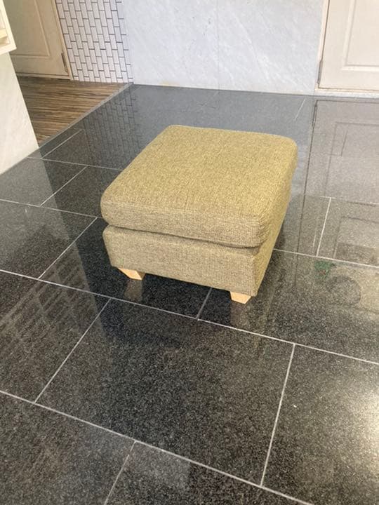 足置きソファー　オットマン　モスグリーン