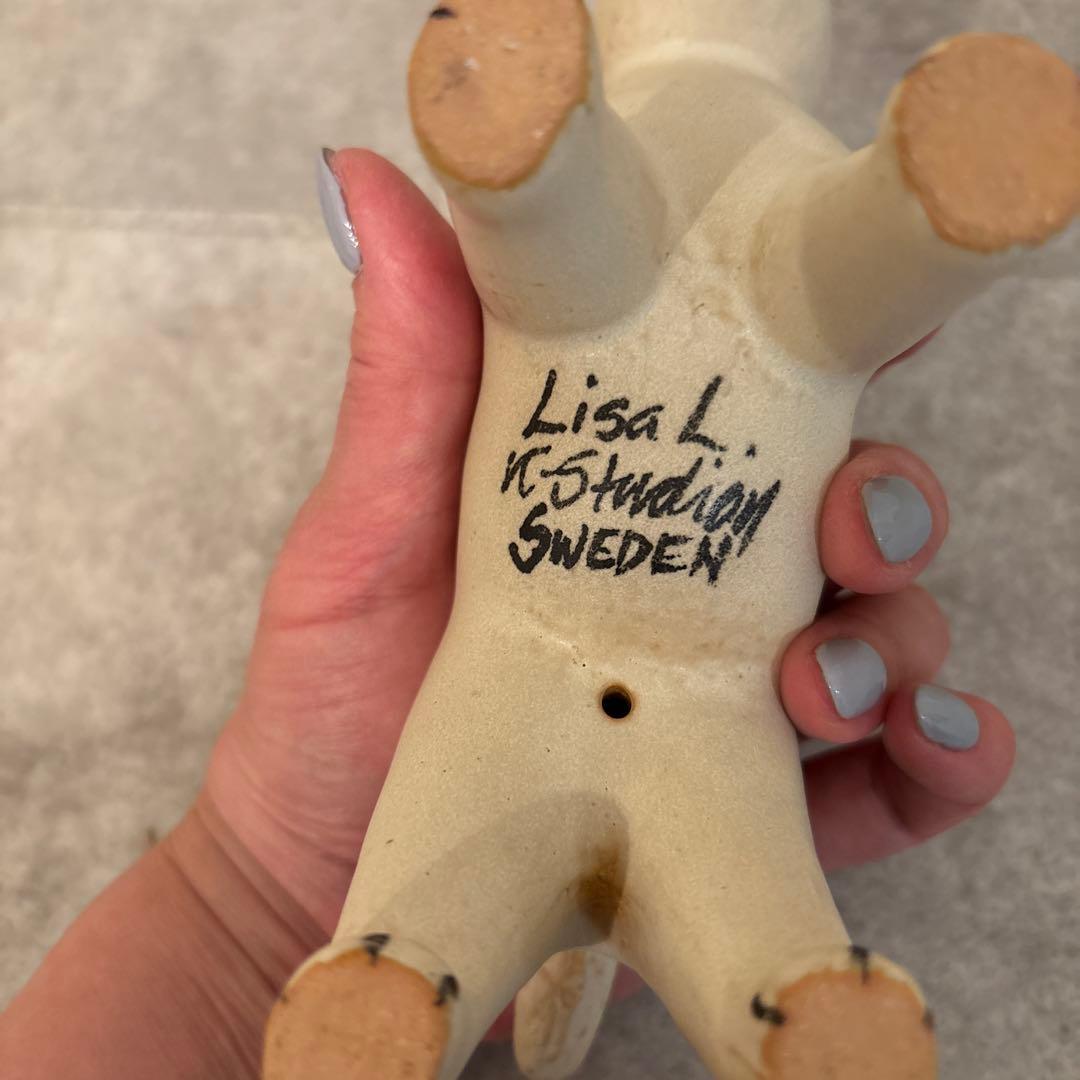 リサラーソン　ケンネル　犬　置物