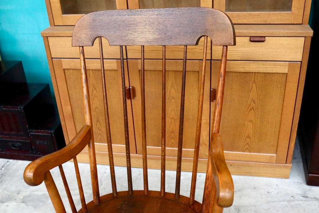 GMIK464○飛騨産業 / HIDA キツツキ 穂高 ロッキングチェア 揺り椅