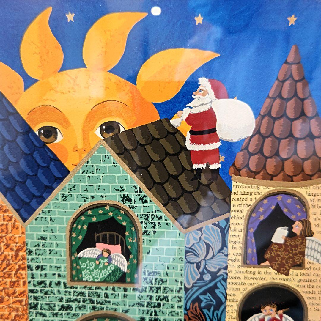 小澤摩純 版画 WELCOME TO ANGEL HOUSE シルクスクリーン - メルカリ