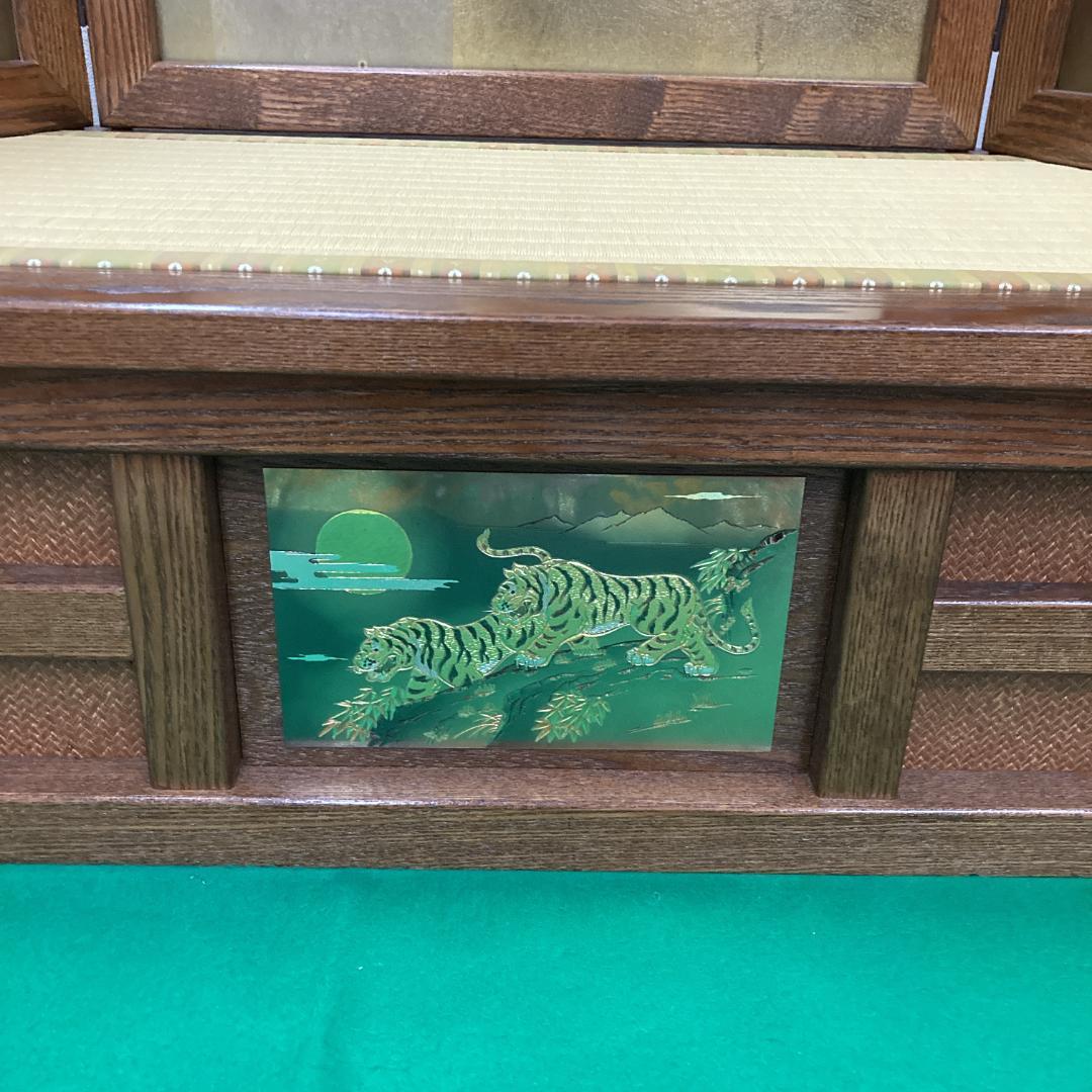 E21 　五月人形　5月台屏風のみ　台巾73㎝位　五月鎧兜　端午の節句