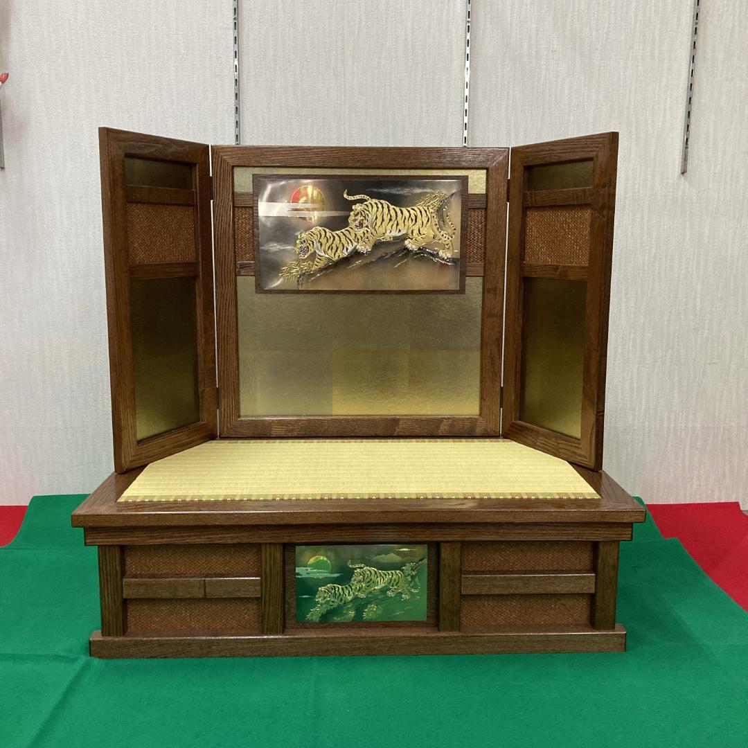 E21 　五月人形　5月台屏風のみ　台巾73㎝位　五月鎧兜　端午の節句