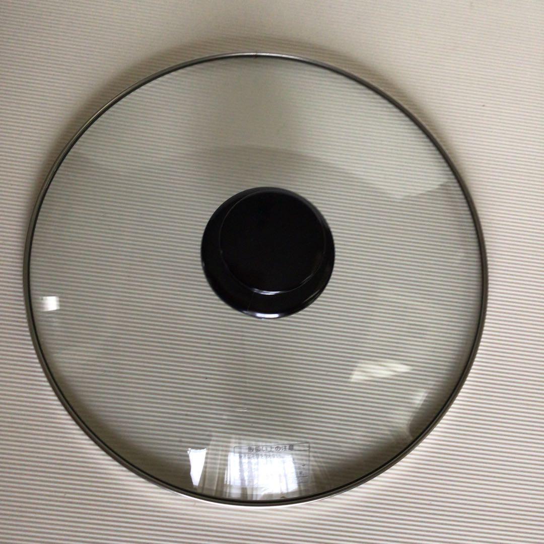 未使用パナソニック IH対応 鍋 ガラスふた付卓上 ブラック KZ-AN10-k