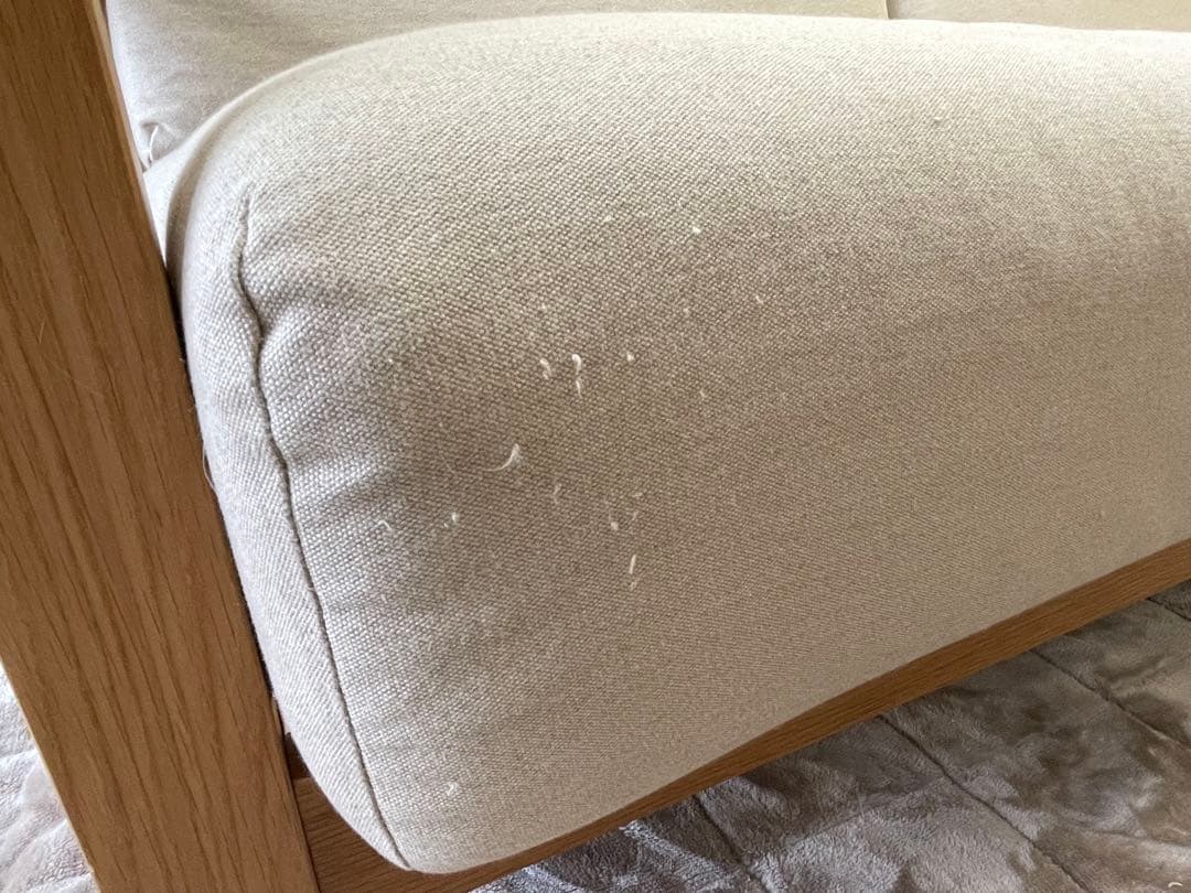 無印良品　ウレタンポケットコイルソファ２．５シーター（ベージュ）