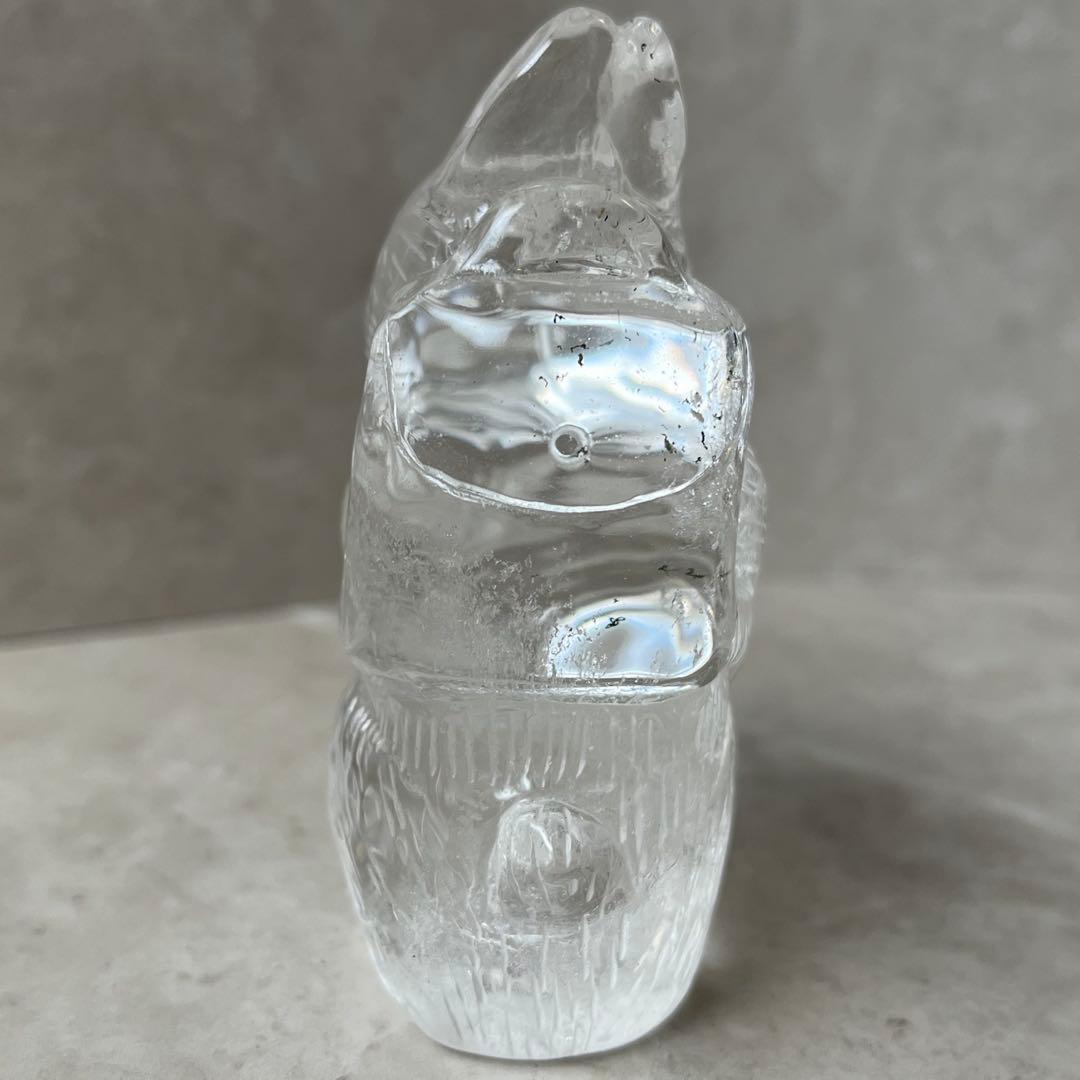 うさぎ　ガーデンクォーツ　手彫り　１点物　天然石