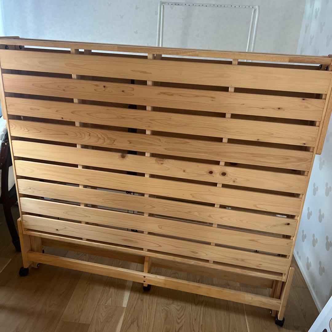 ひのきラバーウッド すのこベッド NK-2780