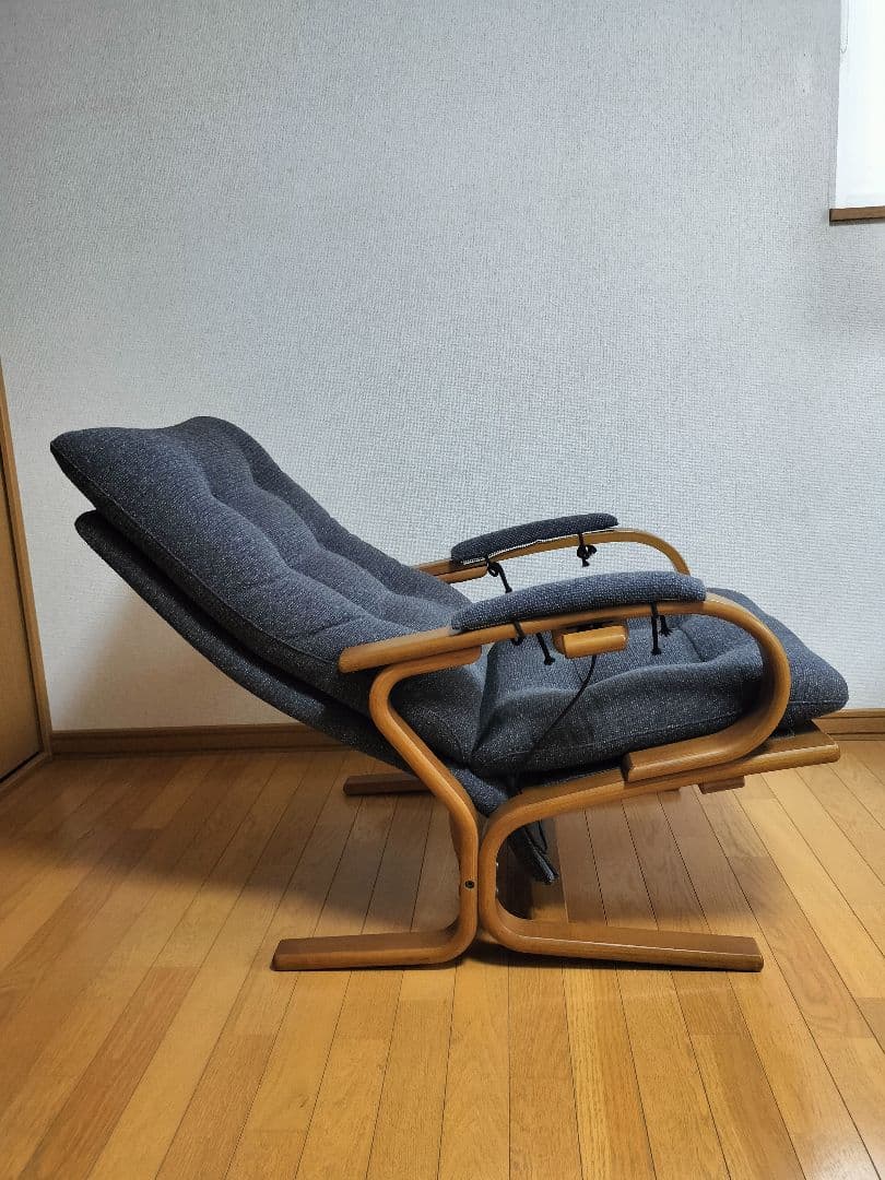 徳島家具 アージオ富士ファニチア グレー リクライナー リクライニングチェア