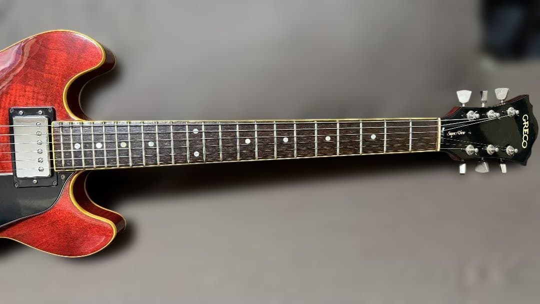 値下げ・プロ加工】グレコ セミアコ SV-600 1979年 GK内蔵カスタム