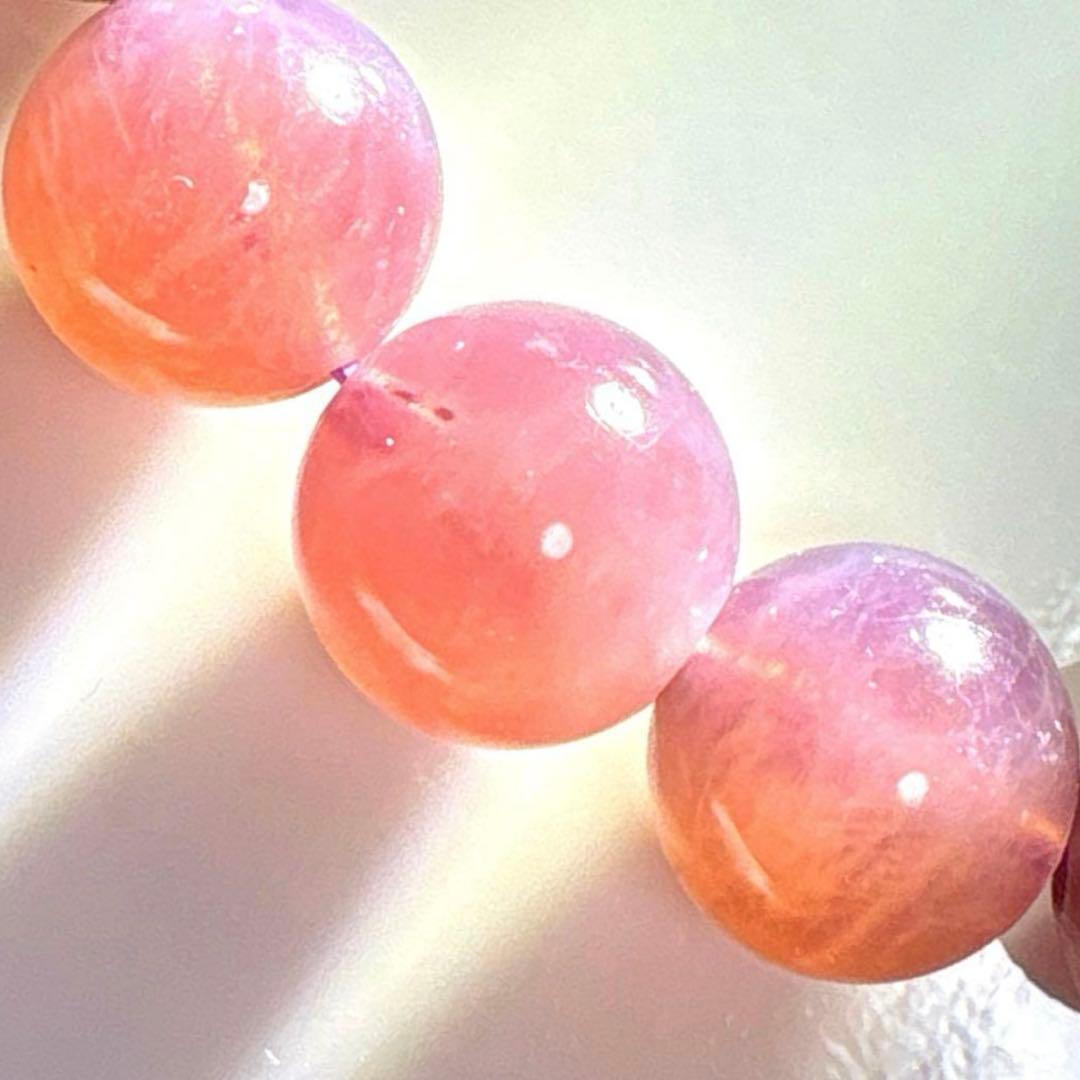 最強恋愛運★結婚運アップの石↑↑ ディープローズクォーツ　ブレスレット