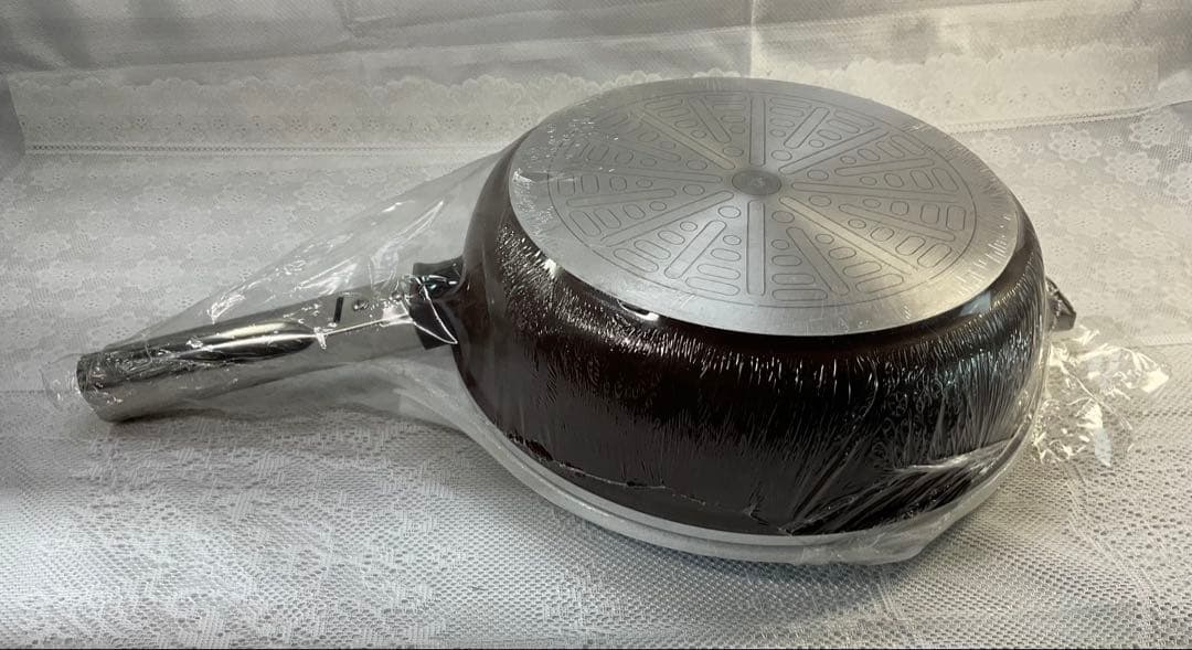 アサヒ軽金属オールパン　未使用 アルミニウム フライパン ガラス蓋付き