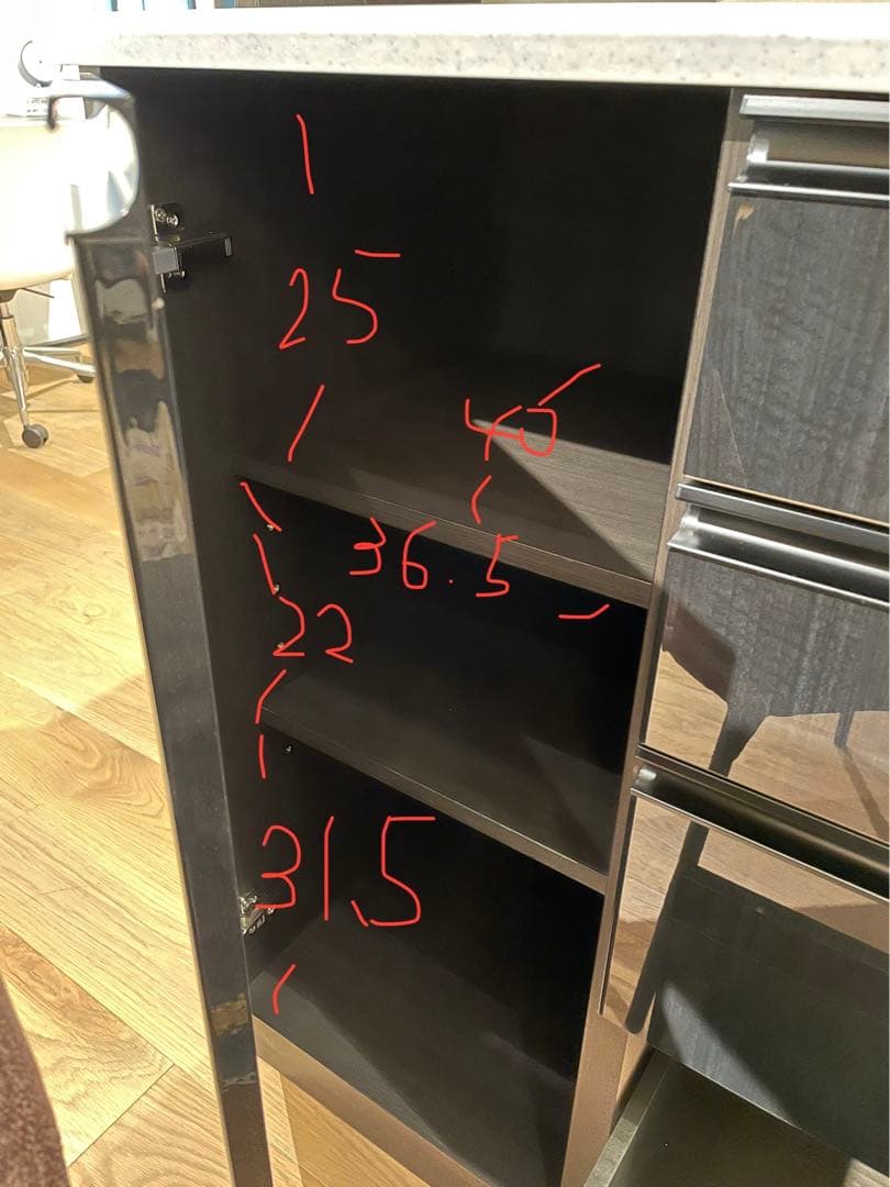 【値下げ中】高橋木工所　160 キッチンカウンター 食器棚　カップボード