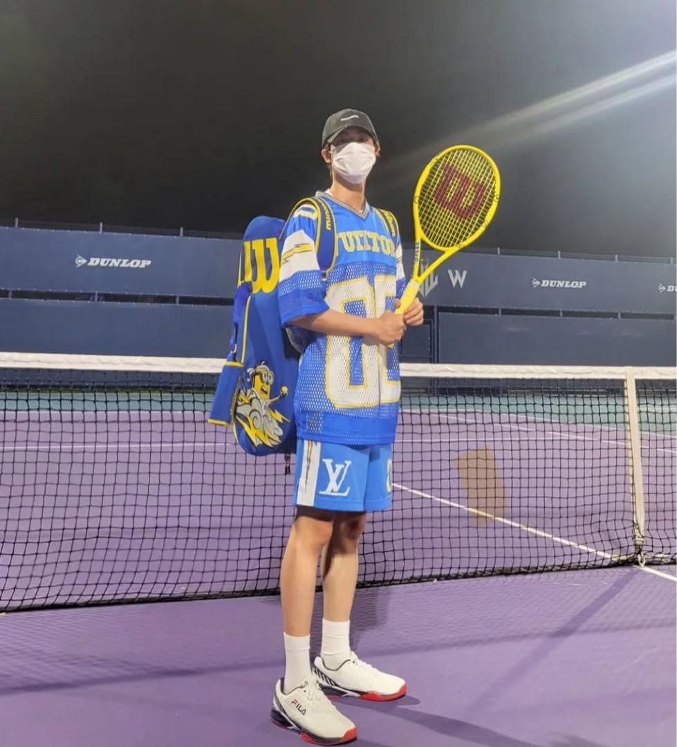 BTS JIN 愛用 ミニオンズ ウィルソン テニス ラケットバッグ 新品 ジン