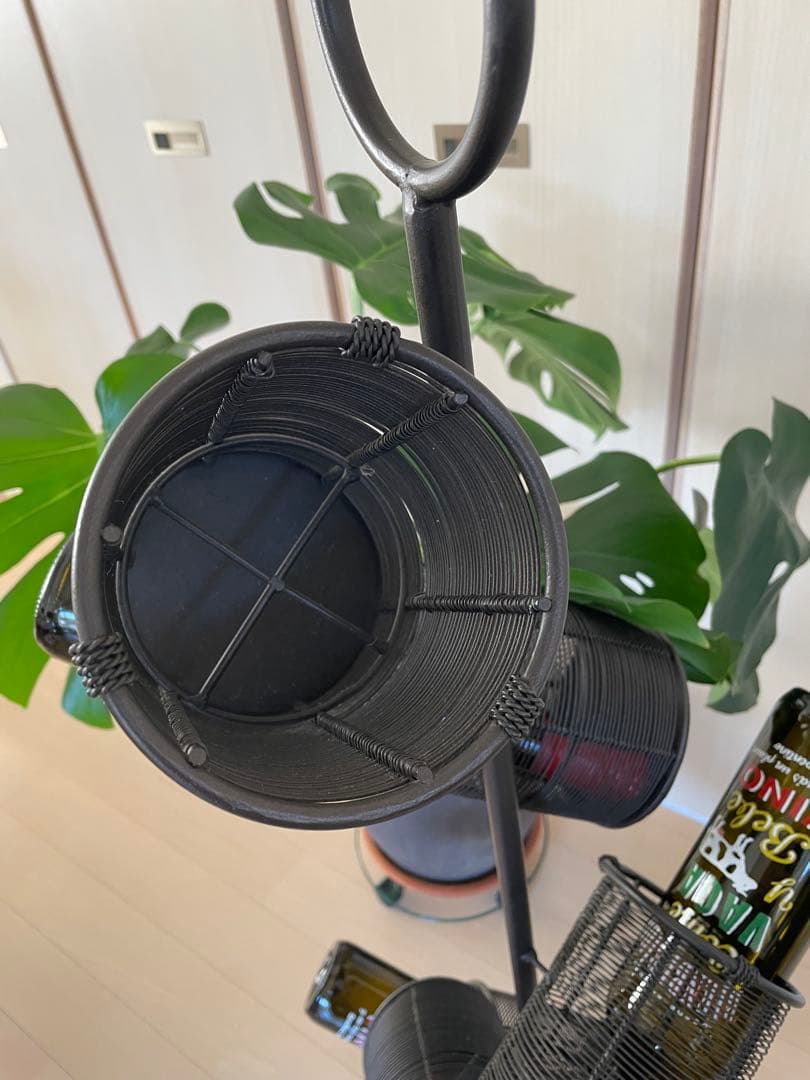 ☆美品•アイアン☆ワインラック•ワインスタンド/5本用☆