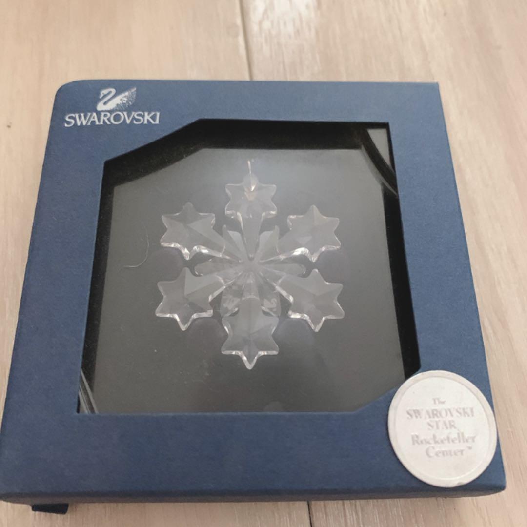スワロフスキー リトルスノーフレーク クリスタル オーナメント