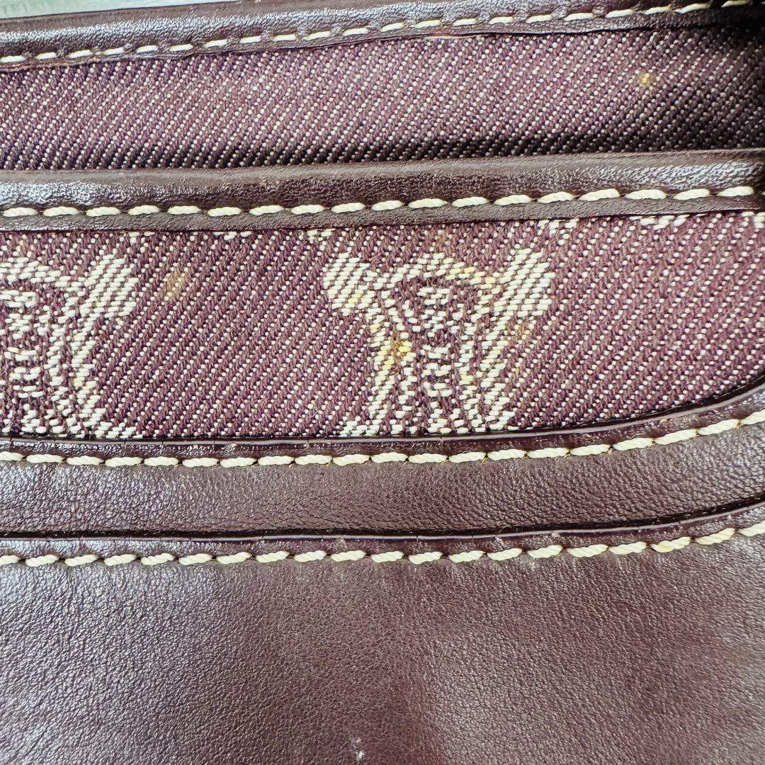 ✨CELINE✨セリーヌ✨パリマカダム✨デニム✨ワインレッド✨ブギーバッグ✨