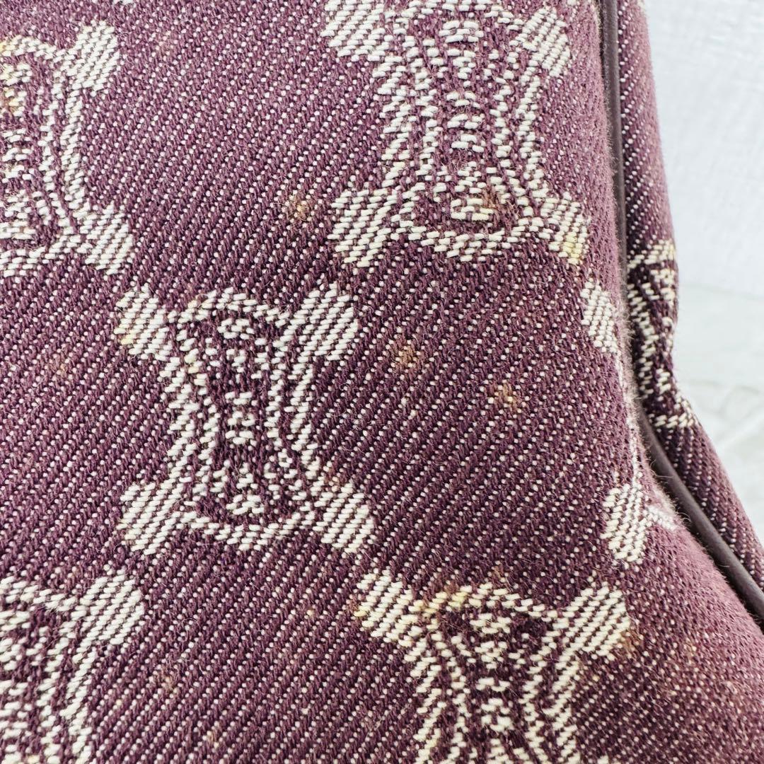 ✨CELINE✨セリーヌ✨パリマカダム✨デニム✨ワインレッド✨ブギーバッグ✨