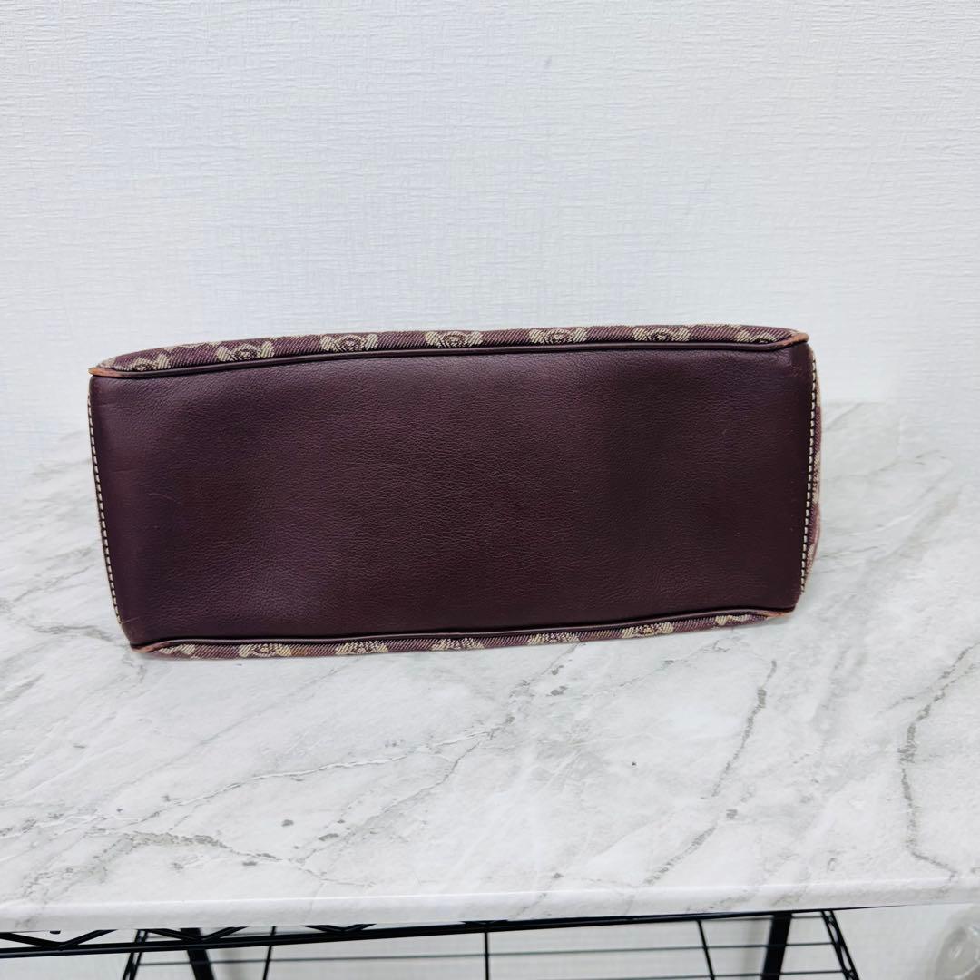 ✨CELINE✨セリーヌ✨パリマカダム✨デニム✨ワインレッド✨ブギーバッグ✨