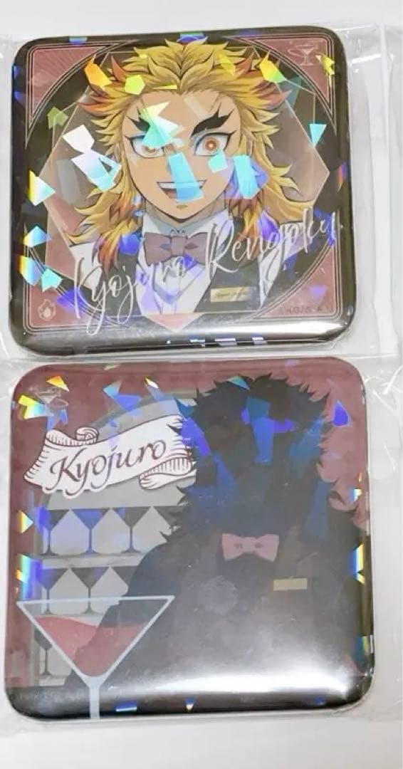 鬼滅の刃 モクテル バー ロト くじ グリッター 缶バッジ 煉獄杏寿郎