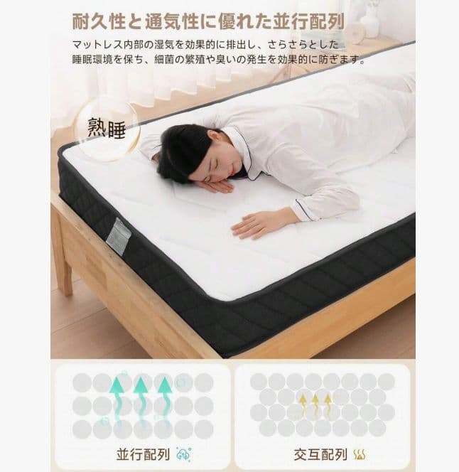 シングル 528 独立コイル 極厚 20cm マットレス