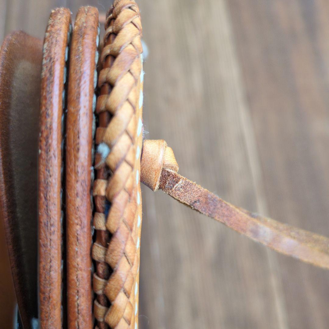 LUCKY JOHN ラッキージョン 長財布 コンチョ　レザー　ラグウォレット