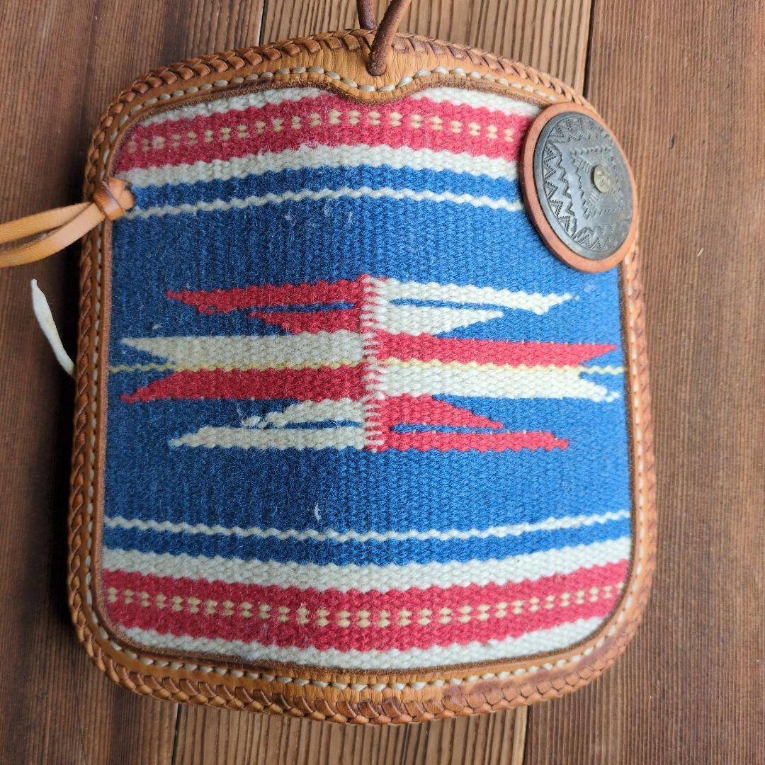 LUCKY JOHN ラッキージョン 長財布 コンチョ　レザー　ラグウォレット