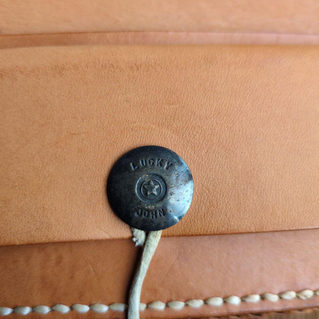 LUCKY JOHN ラッキージョン 長財布 コンチョ　レザー　ラグウォレット