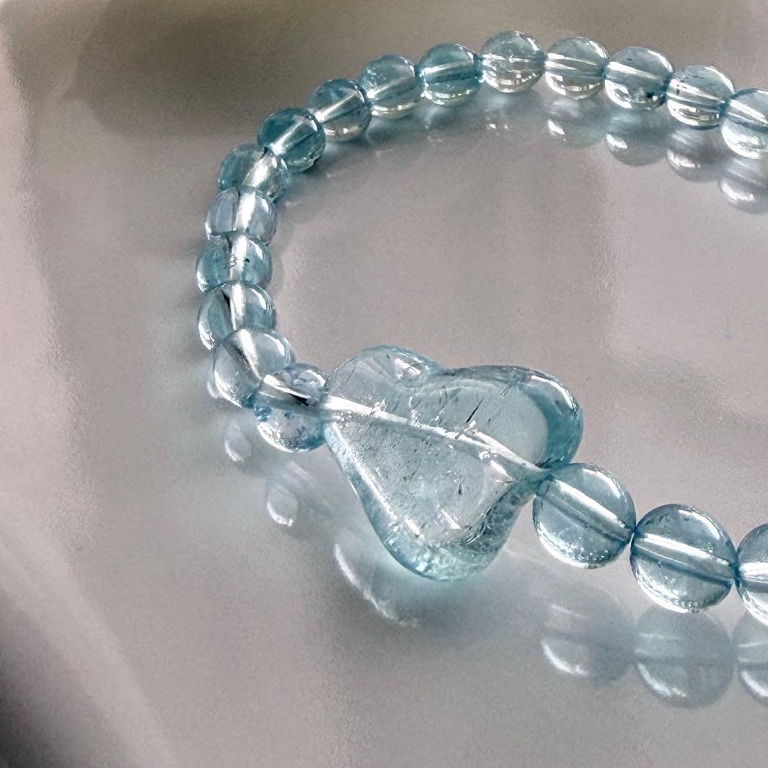 11月の誕生石✨ブルートパーズブレスレット